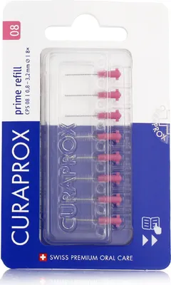 Obrázok produktu pre Curaprox Prime Refill CPS 08 (0,8 - 3,2 mm) 8 ks, růžová