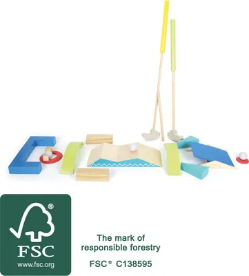 Obrázek produktu pro Small Foot - Houten Mini Golf, 20dlg.