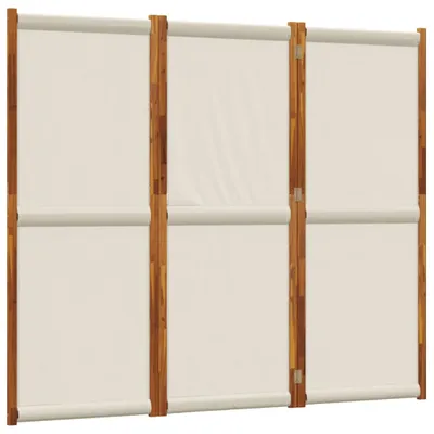 Zdjęcie produktu dla vidaXL 3-cz. Paravent jasnoszary 210x180 cm