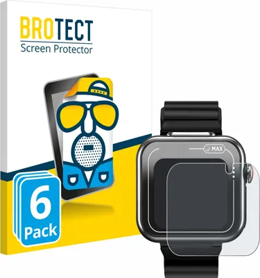 Produktbild von 6x BROTECT Schutzfolie für Vtech Kidizoom Smartwatch MAX Displayschutz Displayschutzfolie Folie Matt Entspiegelungsfolie