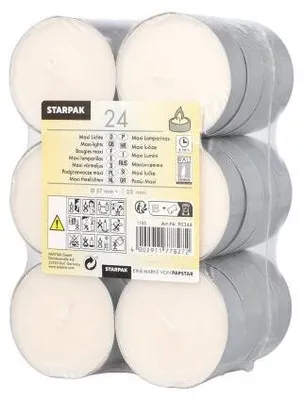 Produktbild von 10x Starpak 24 Maxi Lichte Ø 57 mm · 22 mm weiss | Unbekannte Einheit (24 Stück)