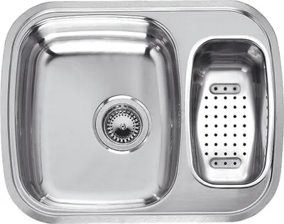 Produktbild von REGINOX R16725 Edelstahlspüle Queen 60 (L) KGOKG Becken links ab Schrankbreite 60 cm / Flächenbündig / Flacheinbau