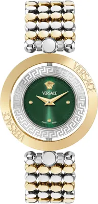 A product shot of a women's watch against a white background.