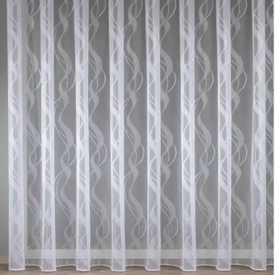 Produktbild von Fertigstore "Welle" weiß - Fertiggardine von Albani: 245x450cm / Weiß Größe (HxB): 245x450cm Farbe: Weiß