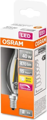 Obrázek produktu pro LEDVANCE 4058075434561 LED žárovka Teplá bílá 2700 K 4 W E14 E