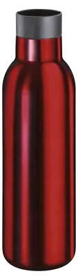 Thermosflasche 450 ml, rot, 360°-Trinkverschluss, Edelstahl