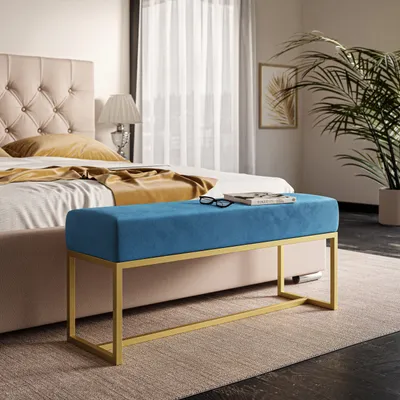 Obrázok produktu pre Čalúnená lavica CANDY GOLD Magic Velvet 2226, šírka: 120 cm