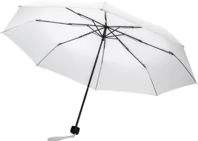 Image de XD Collection - "Impact Aware" rPET (Polyéthylène téréphtalate recyclé) Parapluie pliable XD752 (Taille unique) (Blanc)