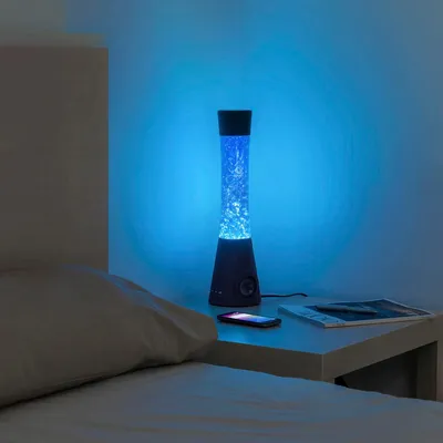 Obrázek produktu pro Třpytivá lampa s reproduktorem a mikrofonem Flow Lamp InnovaGoods