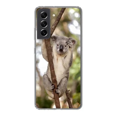 Produktbild von MuchoWow® Handyhülle Schutzhülle Hülle für Samsung Galaxy S21 FE Koala - Äste - Tier - Kinder - Jungen - Mädchen Silikon Softcase Handy Hülle - Mobiltelefonhülle