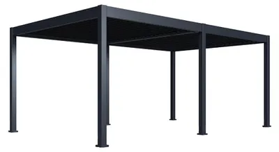 Produktbild von Paragon Outdoor Grand Tuscan 1220 Aluminium Pergola mit Lamellendach 4x6 m