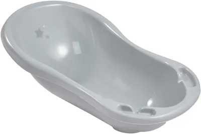 Produktbild von keeeper kids Babywanne "maria stars", mit Stöpsel, grau mit Aufdruck, aus PP, mit zwei Ablagefächern, - 1 Stück (1842613019600)