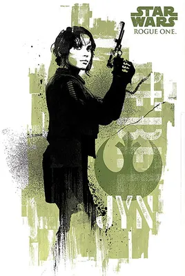 Productafbeelding van Star Wars Rogue One - Jyn Erso - 61x91,5 cm - Poster