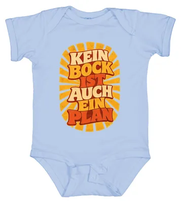 Obrázek produktu pro "Nemám na to chuť, ale je to plán." Vtipné, originální tričko pro miminko, světle modré, velikost 12/18 měsíců
