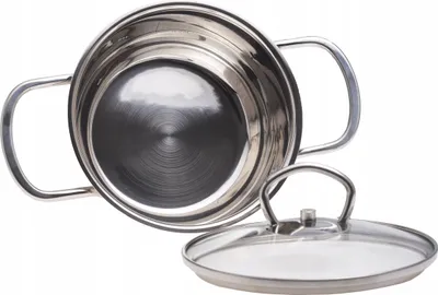 Produktbild von KAMILLE Topf FABIAN Edelstahl TOPF 1 l Induktion Kochtopf mit Deckel