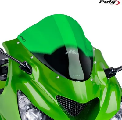 Immagine prodotto di Cupolino PUIG racing verde omologato ABE per Kawasaki zzr