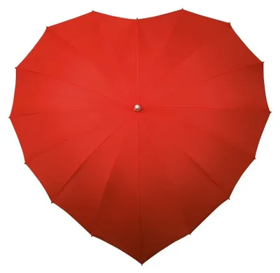 Zdjęcie produktu dla LILIENFELD - Parasol ślubny "Serce", czerwony