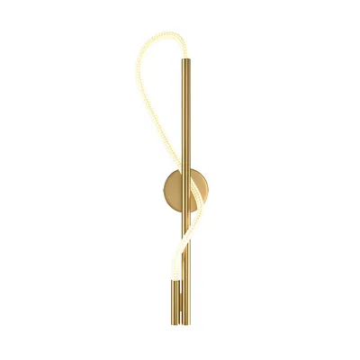 Immagine prodotto di Applique a LED, alluminio oro H 84,4 cm