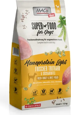 Image de MAC's DOG croquettes Mono Senior / Light 12kg