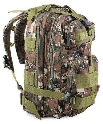 Produktbild von Verk 14359 Militärrucksack, braun-grün, 30 l