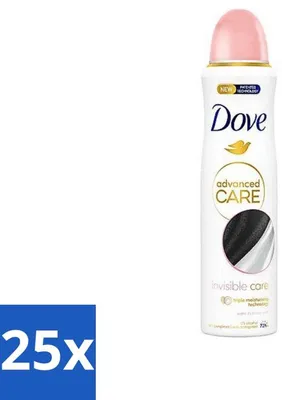 Produktbild von Deodorantspray - Bulkverpackung - 25 Stück - 200 ml - Unsichtbare Pflege