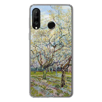 Produktbild von MuchoWow® Handyhülle Schutzhülle Hülle für Huawei P30 Lite Blühender Obstgarten - Vincent van Gogh Silikon Softcase Handy Hülle - Handyhülle
