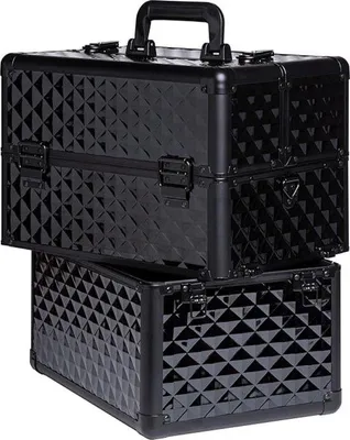 Productafbeelding van Famanu make-up tas L - Zwart, met veel opbergruimte