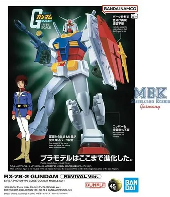 Produktbild von BANDAI BAN5067411 NG RX-78-2 Gundam (REVIVAL Ver.)