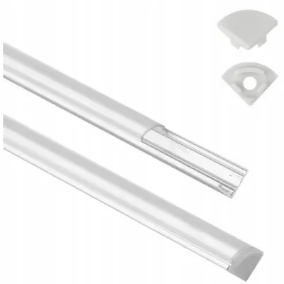 Obrázok produktu pre Ecolight EC20861, priehľadný profil pre LED pásky, dĺžka 2 metre