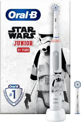 Produktbild von Oral-B Star Wars Junior Wiederaufladbare Elektrische Zahnbürste 6 Jahre 2 Oral-Bürstenköpfe 1 Oral (99,99)