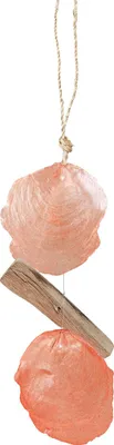 Produktbild von Maritime Hängedeko aus Muschelscheiben und Holz