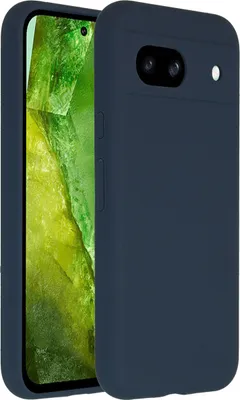 Produktbild von Accezz Liquid Silikoncase Google Pixel 8a - Dunkelblau
