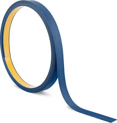 Zdjęcie produktu dla QUEST Płaskownik twardy PCV samoprzylepny 20 mm, 10m, ozdobna listwa płaska , niebieski