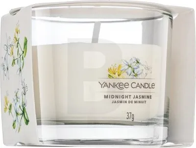 Produktbild von Yankee Candle Midnight Jasmine, Rund, Weiß, Geißblatt, Jasmin, Mandarine, Neroli, 10 h, 1 Stück(e)