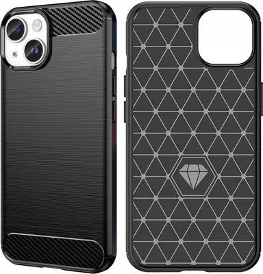 Produktbild von Carbon Case Case Tasche Rucksack für Iphone 14 Plus Schwarz