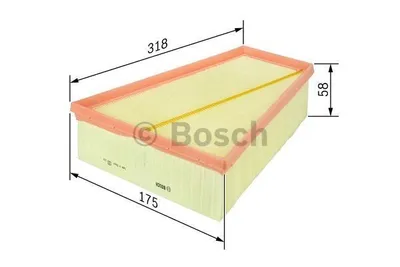 Produktbild von Bosch Luftfilter  1 457 433 543