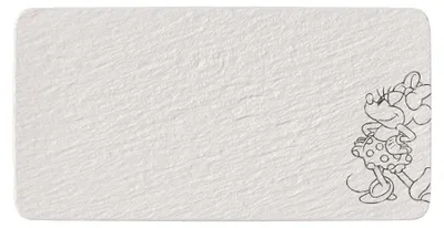 Zdjęcie produktu dla Villeroy & Boch ManRock, Talerz do serwowania, Prostokątny, Porcelana, Biały, 179 mm, 349 mm