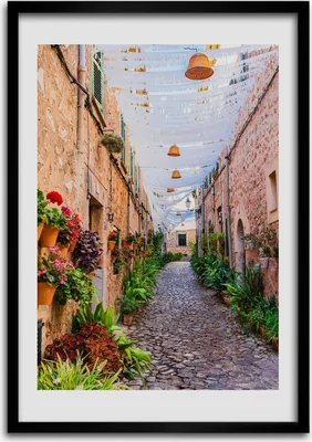 Produktbild von Bild - Bilderrahmen - Foto - 70 cm x 100 cm - MDF - Rahmen - Wandkunst - Mallorca Spanien
