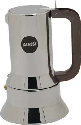 Produktbild von Alessi 9090, Mokka-Kanne, 0,3 l, Edelstahl, Edelstahl, 6 Tassen, 125 mm