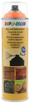 Produktbild von Dupli-Color Markierspray 500ml Forstfarbe Markierungsfarbe Baumarkierer Baufarbe, Farbe:orange
