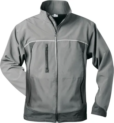 Productafbeelding van Elysee Softshell jas, kleur grijs/zwart, maat S