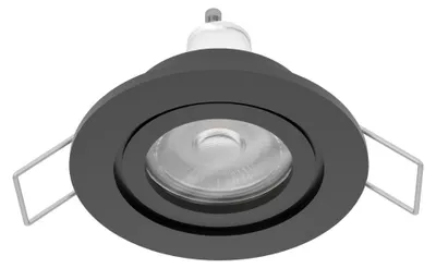 Productafbeelding van Inbouwspot Barranco zwart Ø 8,4cm IP44 - 4000K