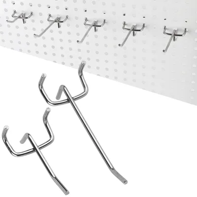 100 Haken für Lochplatten, Pegboard Haken, Werkzeughaken