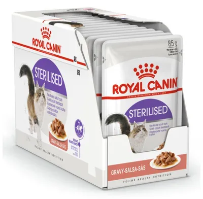 Obrázek produktu pro Royal Canin Feline Sterilised in Sosse, Dospělý jedinec, 85 g