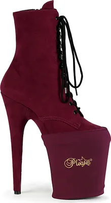 Produktbild von Pleaser PSP-BYLYR Plateau Protektor Socken Dunkelrot