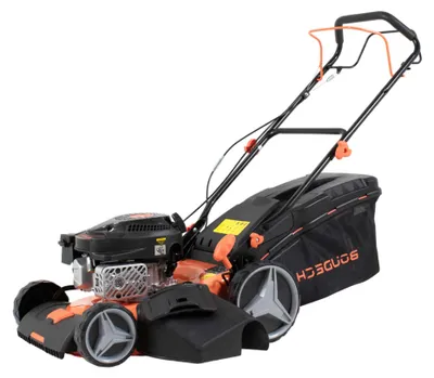 Immagine prodotto di Jukut 170 - Tosaerba a Trazione Motore 4 Tempi a Scoppio Benzina 170cc 3.5HP Taglio 30-80 mm con Funzione Pacciamatura Nero