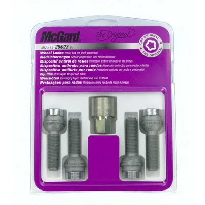 Productafbeelding van Wielbout met borging, 12x1,5x40, kogelkop, sleutelmaat R12, KEY-17, McGard