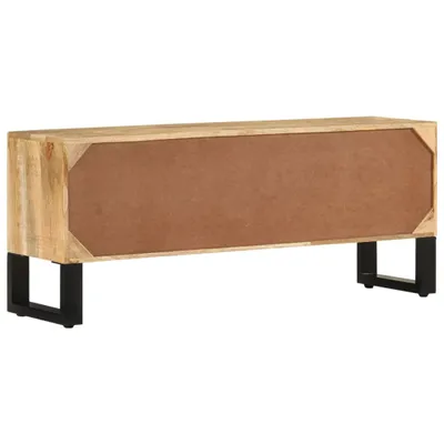 Immagine prodotto di Maison Exclusive - Mobile TV 110x30x45 cm in legno di mango grezzo
