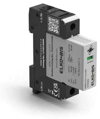 Imagen del producto de Dispositivo de protección contra sobretensiones ESPAC V T12 12,5/275 1+0 10100120080