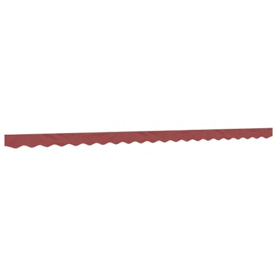 Image de Tissu de remplacement de cantonnière d’auvent rayure bordeaux